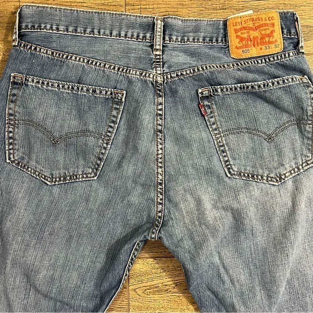 Levi's 505 Regular Fit Jeans Mens 32x32
